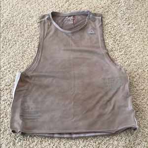Reebok speedwick faint olive colored tank top